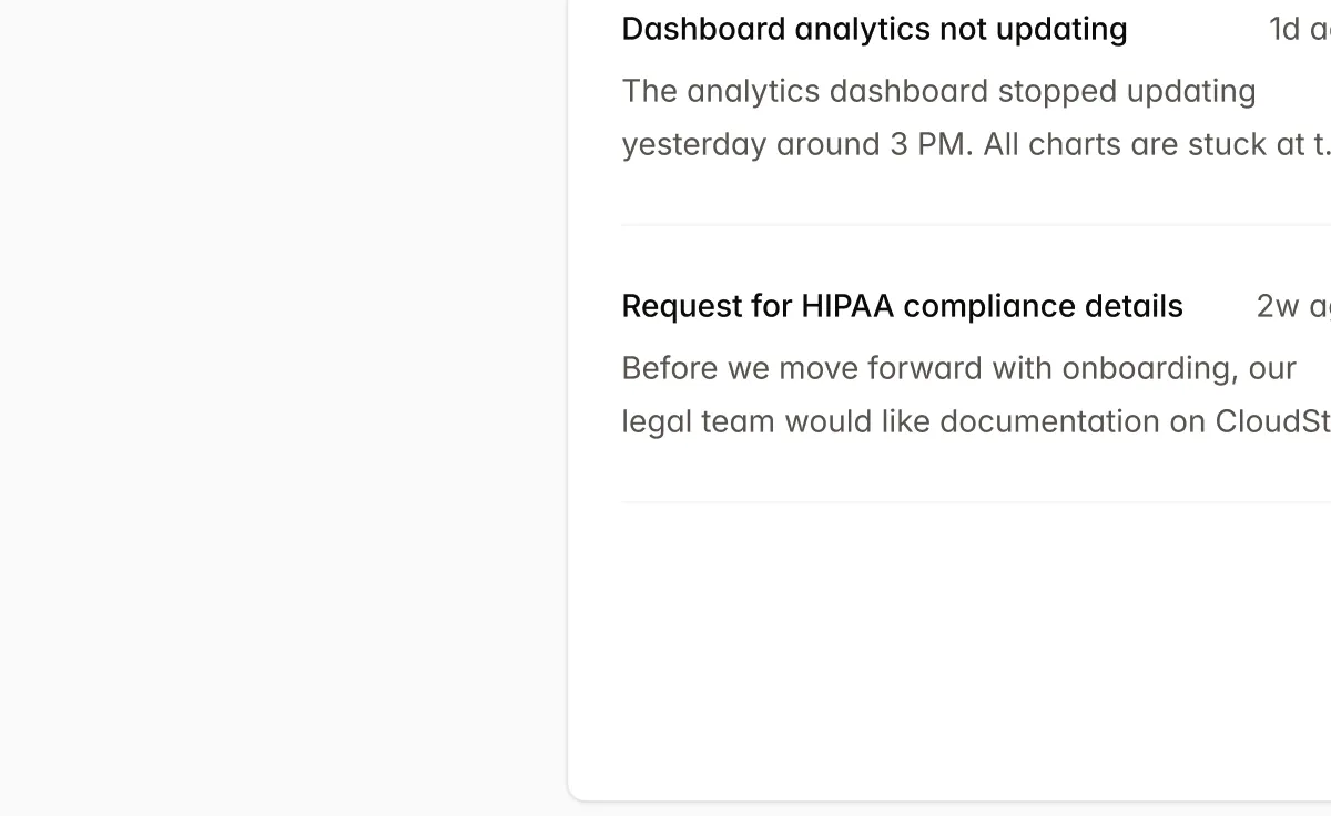 Document editing interface